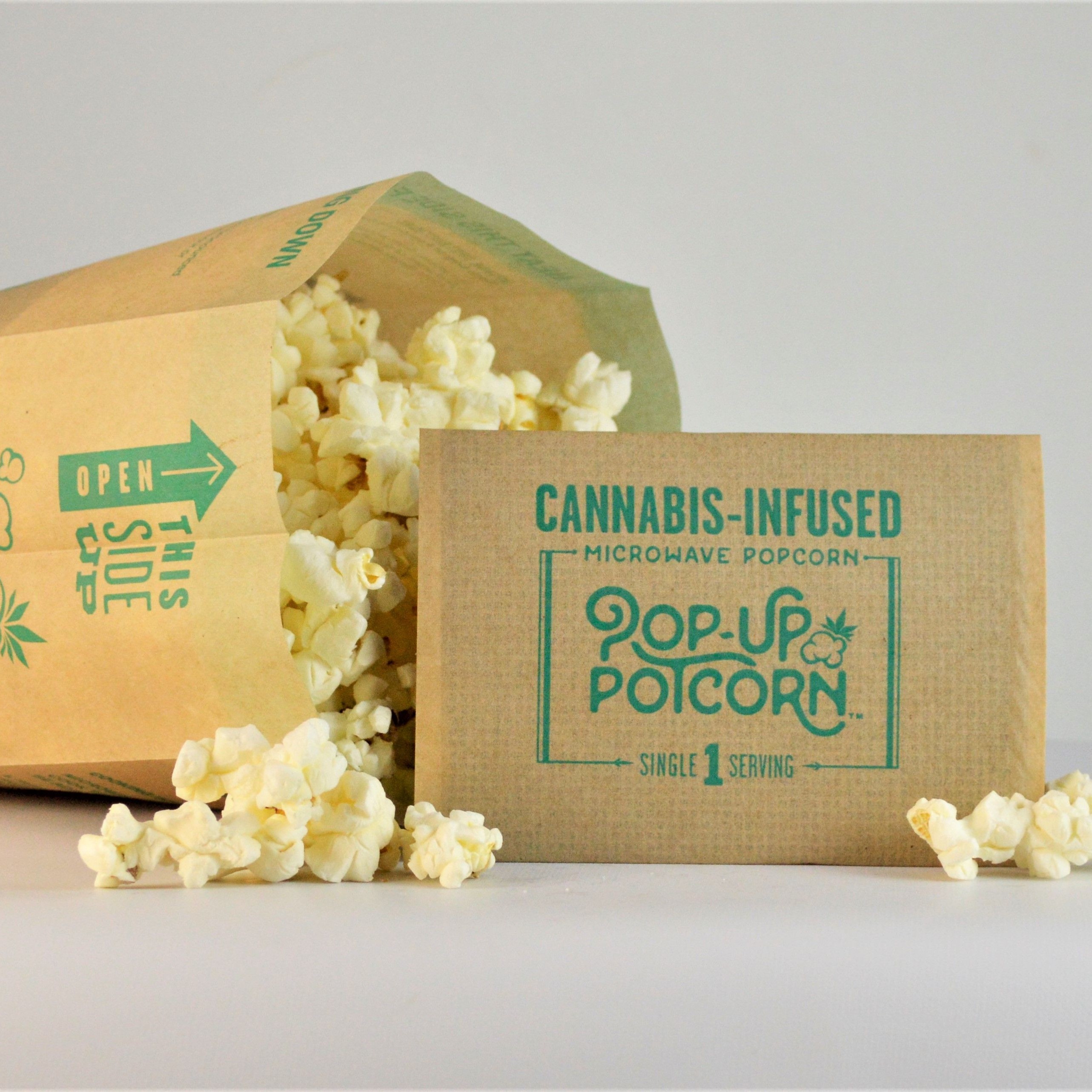 POP-UP POTCORN: MICROWAVE POPCORN - SEA SALT - THC | Leafly